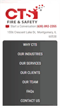 Mobile Screenshot of ctsfireandsafety.com